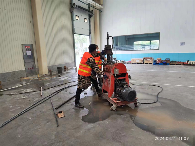 沙市厂房地面下沉塌陷注浆加固施工